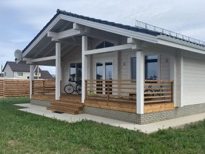 Дом из клееного бруса 82 м2