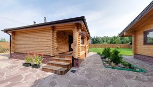 Деревянный дом из клееного профилированного бруса 99 м2